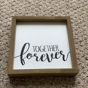 Together Forever Sign